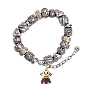 GRAPHICS & MORE Monkey Chimp Hashtag Selfie #Selfie Italian European Style Bracelet Charm Bead GRAPHICS & MORE Monkey Chimp Hashtag Selfie #Selfie Italian European Style Bracelet Charm Bead